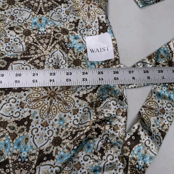 Adonna Satin Robe Printed Kimono XL - Picture 6 of 8
